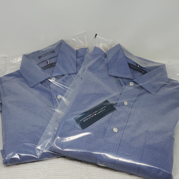 Tommy Hilfiger Spread Collar Dress Shirts - Picture 10 of 11
